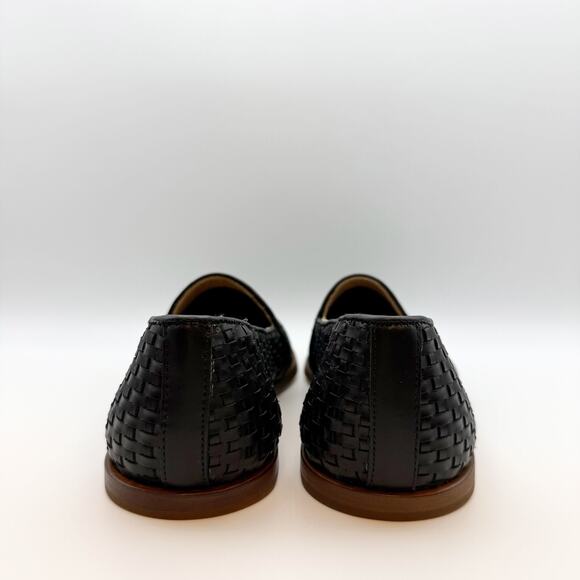 Nisolo Alejandro Mens Woven Slip-on Loafer US 10 Black Leather NIB - Picture 8 of 10